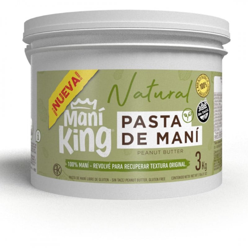 M. KING PASTA DE MANI x3 kg NATURAL