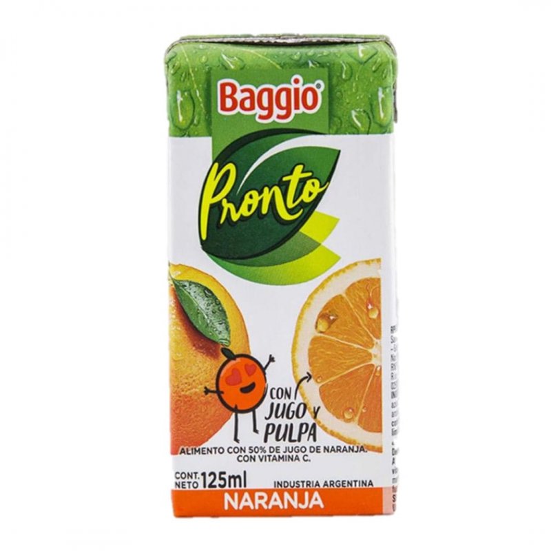 BAGGIO PRONTO x125 NARANJA