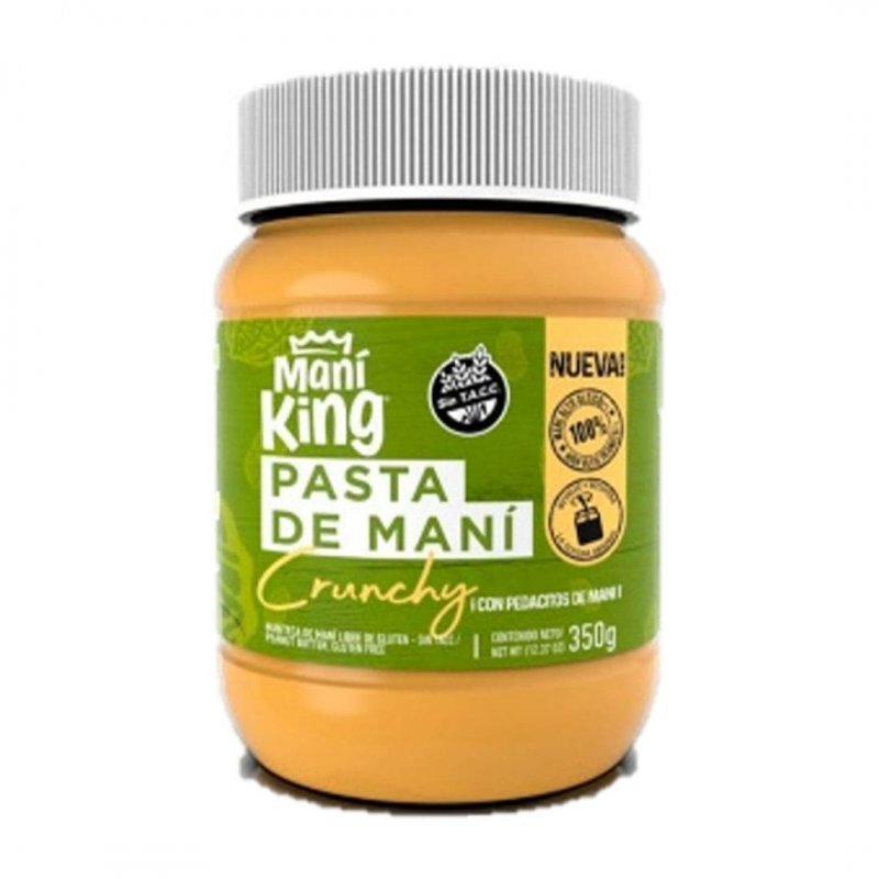 M. KING PASTA DE MANI x350 gr CRUNCHY...