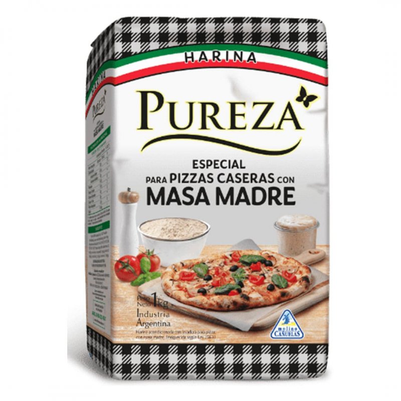 PUREZA HARINA P/ PIZZA MASA MADRE...