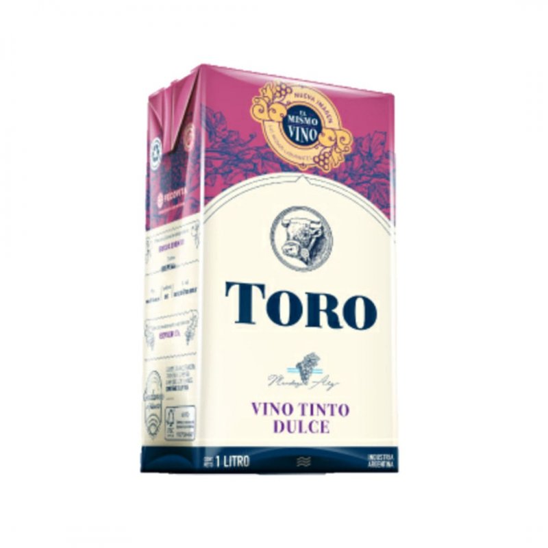 TORO TETRA TINTO DULCE x1000 MID VINO