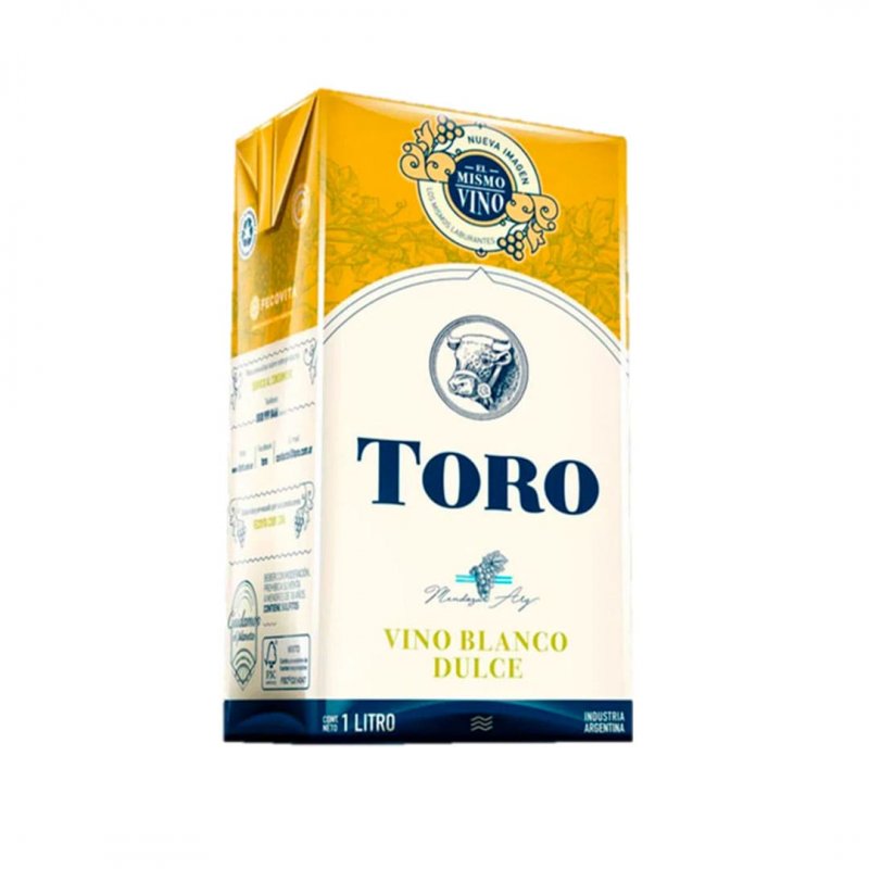 TORO TETRA BLANCO DULCE x1000 MID VINO