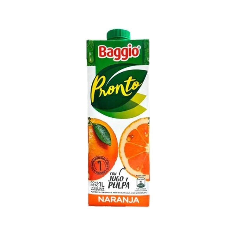 BAGGIO PRONTO x1 ltr NARANJA