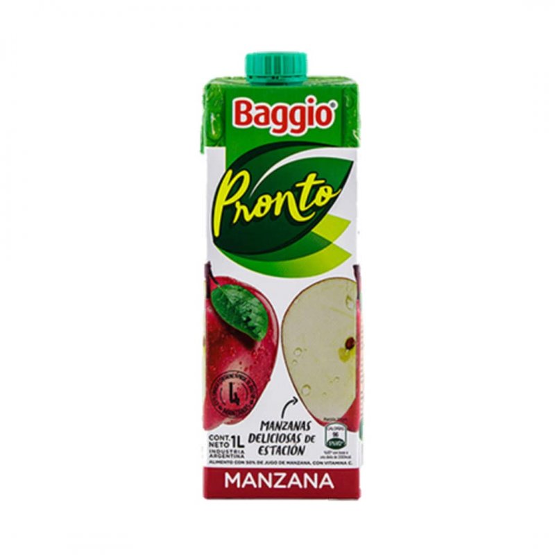 BAGGIO PRONTO x1 ltr MANZANA