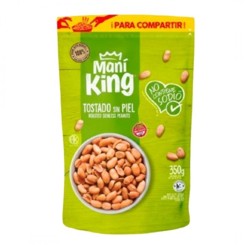 M. KING TOSTADO x350 gr SIN SAL MANI