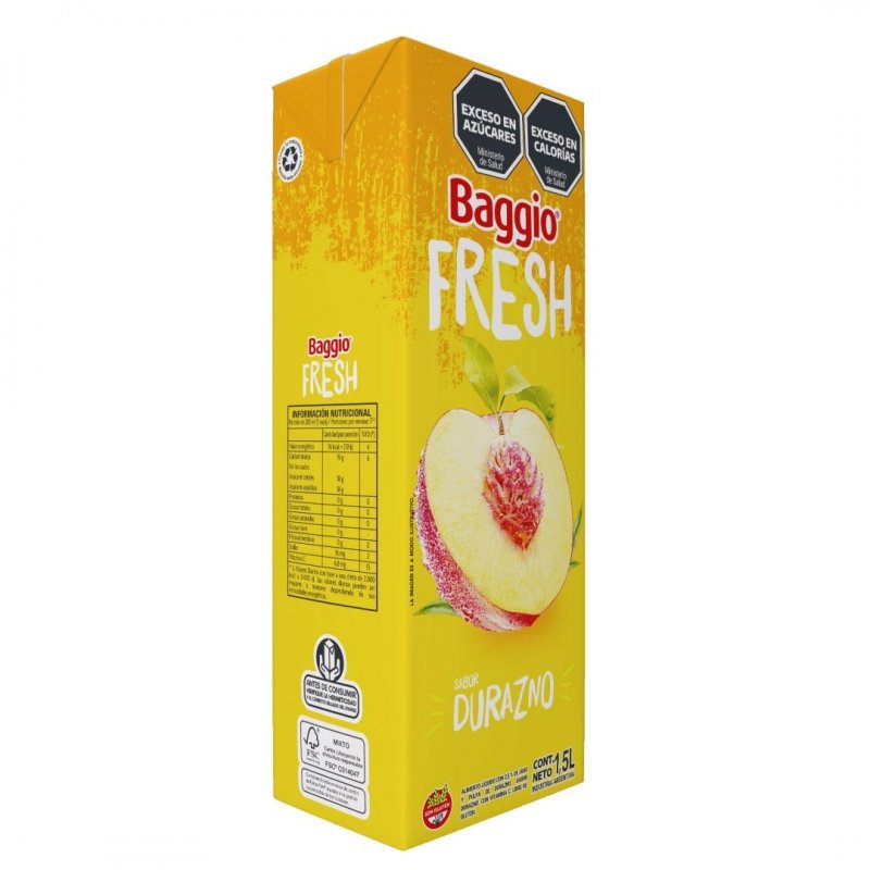 BAGGIO LIV. FRESH X1.5 Ltr DURAZNO...