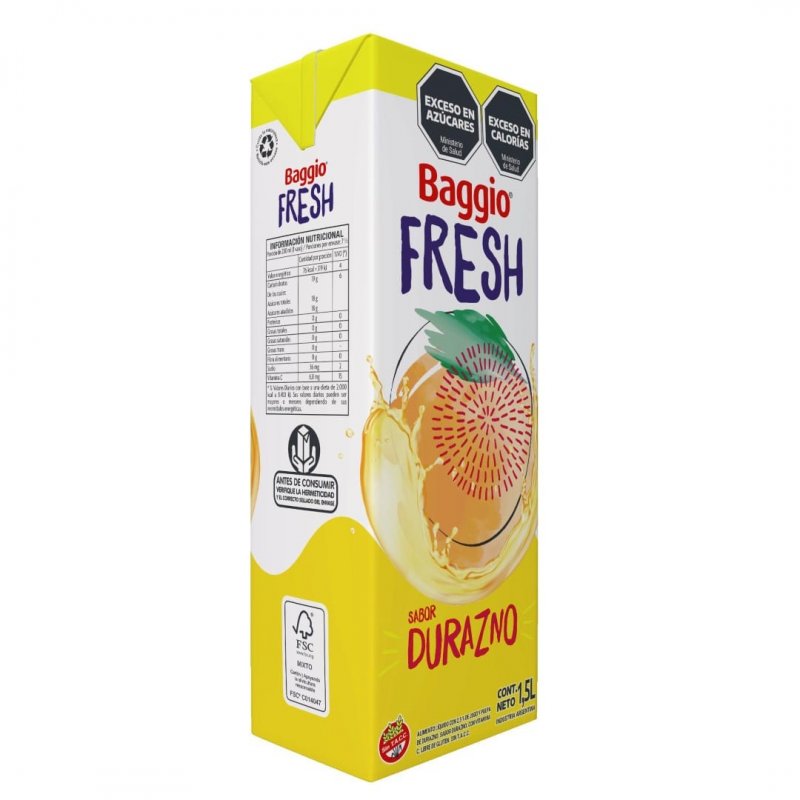 BAGGIO LIV. FRESH X200 DURAZNO TETRA...