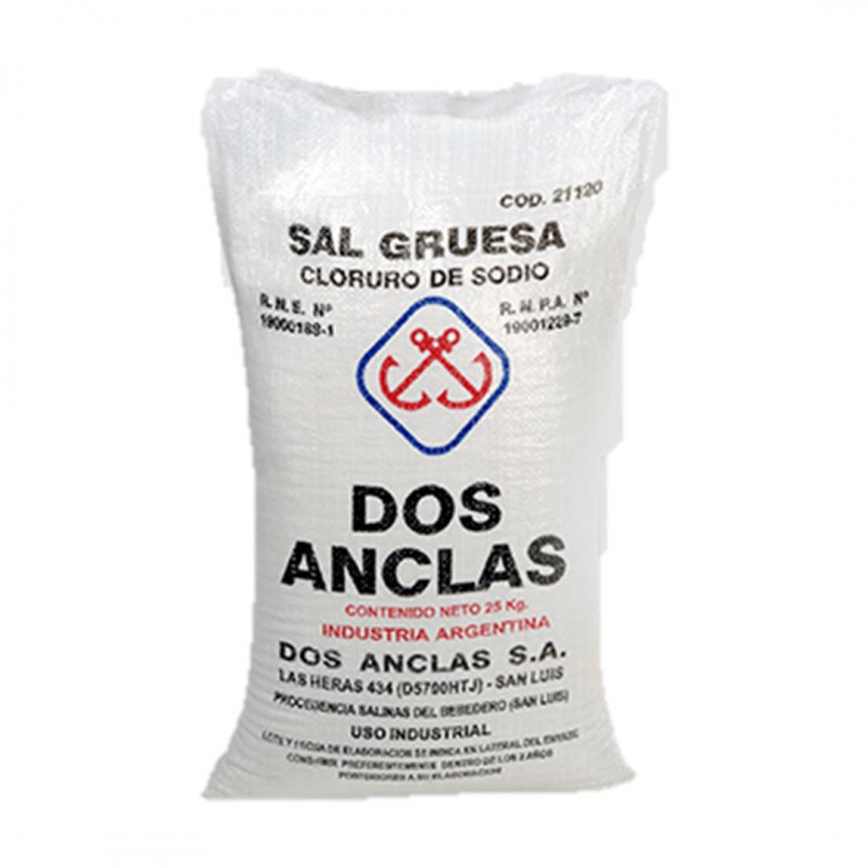 D. ANCLAS SAL GRUESA COMUN x50 kg BOLSA